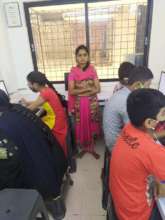 Pooja at her centre in Chembur (Mumbai)