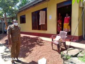 Donation of food and medical supplies