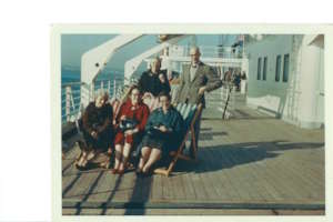 Mary leaving Southampton for Congo Nov 1965