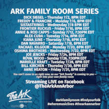 Ark Family Room Series- July Schedule