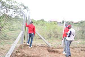 Conducting Topography survey of the site