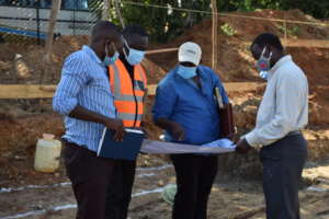 Quantity surveyors on site