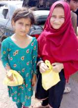 protein meal to homeless and street children