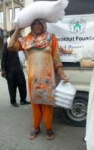 protein meal box and flour bag distributed