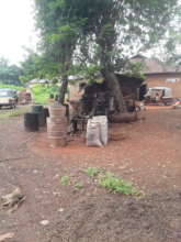 Palm oil production site
