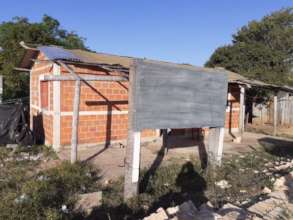 Current state of the construction to restore