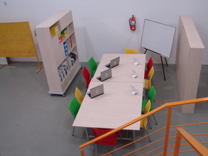 The renovated space