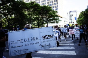 Free the Vaccine Protest (photo Ashley Walton)