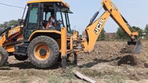 Massive soil work had to be carried out