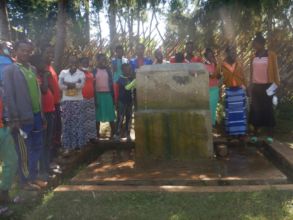 New water point at the school in Garadida