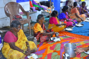 Food Donation to poor elderly persons in andhra pr