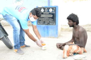 differently abled homeless in need food donation