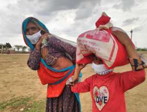 Ration Relief for Daily Wage Labour During COVID19