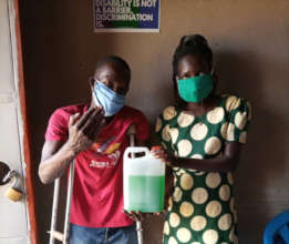 Freeman, left, leads the Clean Wash team