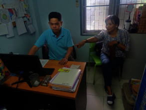 Mr Dear, trainer, IT support, CARS. Helps TawSaeng