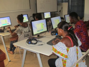 New students in a computer class