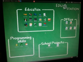 Educational software - computer desktop