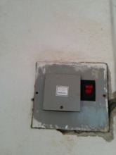 Faulty circuit breaker - replaced at FAWE lab