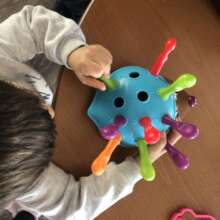 fine motor skills & a hedgehog