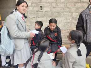 Loreto School girls joined our children for a day