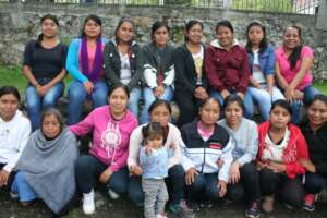 Training - Xochitl in pink on right, top row