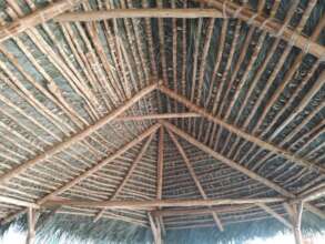 Palapa traditional palm roof
