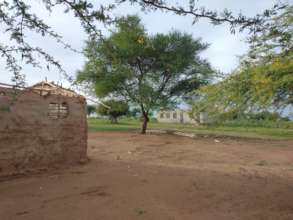 New primary school building in background