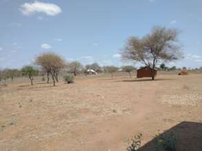 Dry landscape in Kiruru