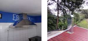 The new kitchen exhaust system