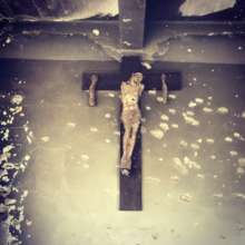 The crucifix at St. Vartan Monastery in Aleppo