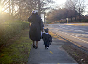 Thinnah and son Grad Photo