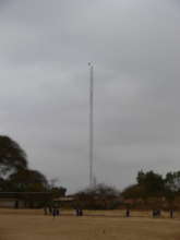 ORS mast seen from the village school
