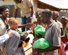 Food distribution in Turkana
