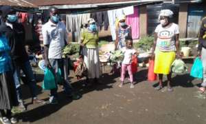 Maize, beans &fresh cabbage Enough food for a week