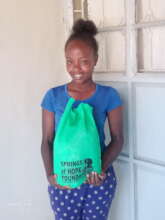 Yvonne loves bringing food home to Mom & siblings