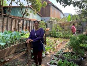 Bopha and her garden