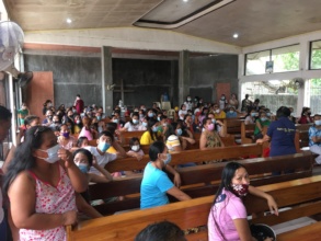 distribution in a chapel