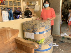 Implements and seeds for distribution