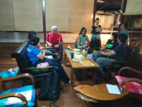 Geoff and Maisha at English Workshop