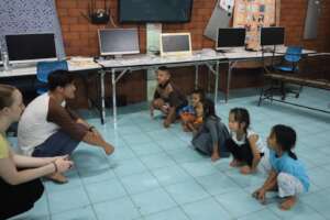 Engaging the younger children for English