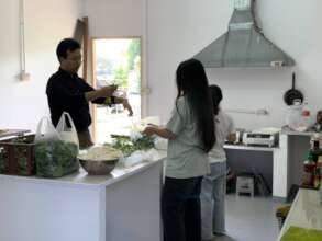 The kitchen is ready to serve