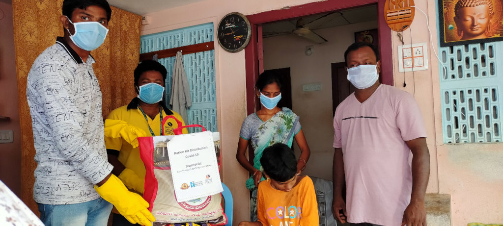 Help 250 COVID-19 affected families in India