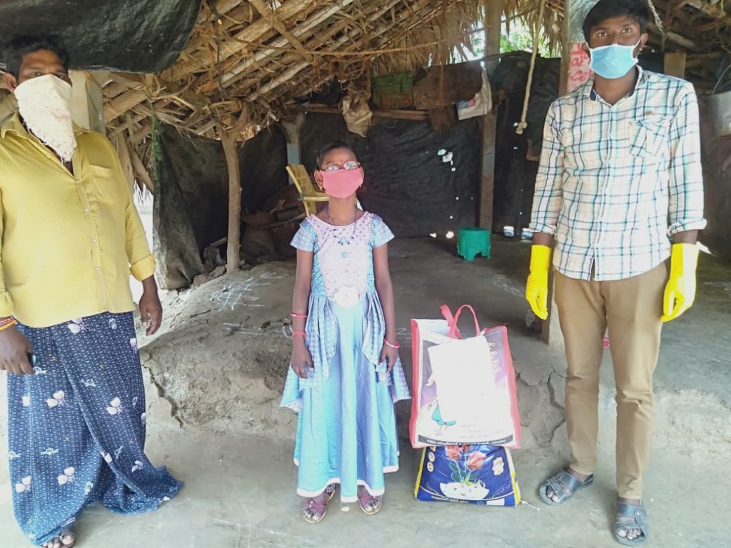 Help 250 COVID-19 affected families in India
