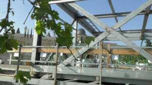 Al Aqsa via rafters of City of David next door