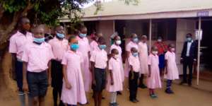 Photos showing children returning to school