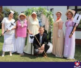 YWOW teachers dressed to celebrate Jane Austen
