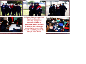 Gr 8&9 YWOW give back to the community