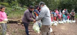 Familias atendidas en el estado de Puebla