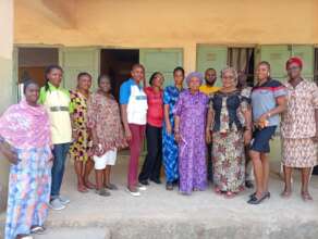 Our team during the visit to the school in Lugbe