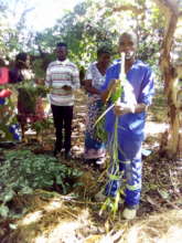 Villagers come to learn how to make our compost